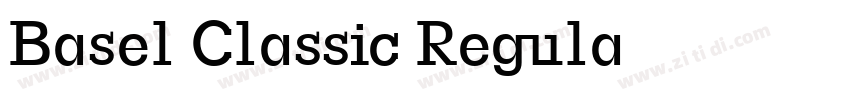 Basel Classic Regula字体转换